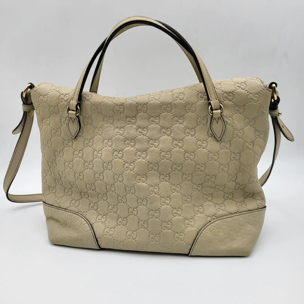 GUCCI MEDIUM GUCCISSIMA BREE FOLD OVER TOP HANDLE TOTE SATCHEL,,Authentic.. - Picture 3 of 16